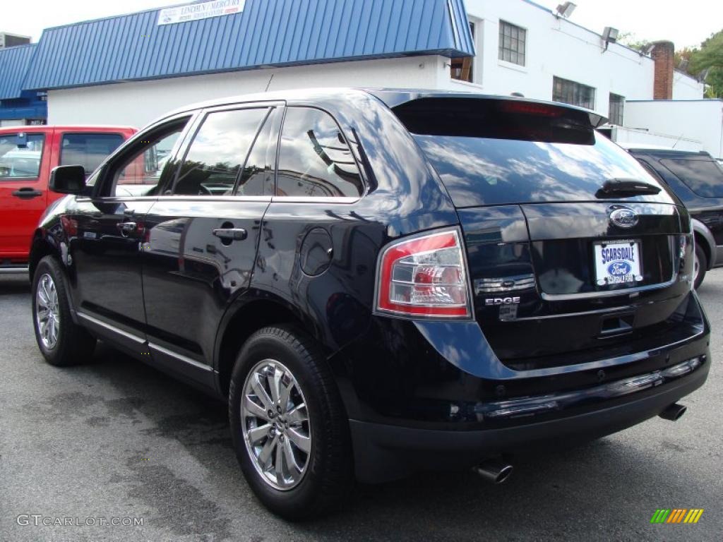 2008 Edge Limited AWD - Dark Ink Blue Metallic / Charcoal photo #7