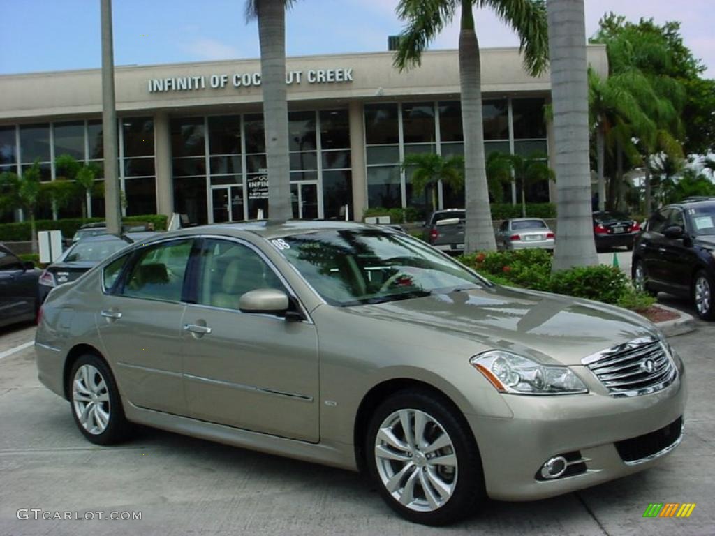 2008 M 35 Sedan - Sahara Sandstone / Wheat photo #1