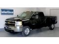 2011 Black Chevrolet Silverado 3500HD LT Extended Cab 4x4  photo #1