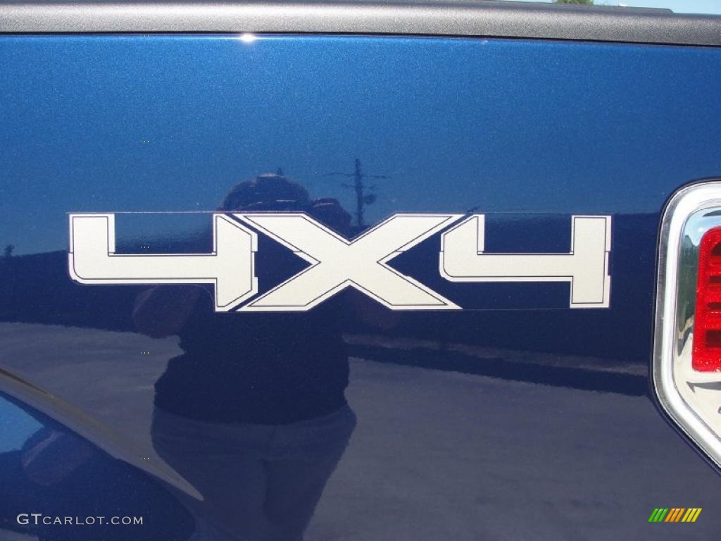 2010 F150 Lariat SuperCrew 4x4 - Dark Blue Pearl Metallic / Tan photo #16