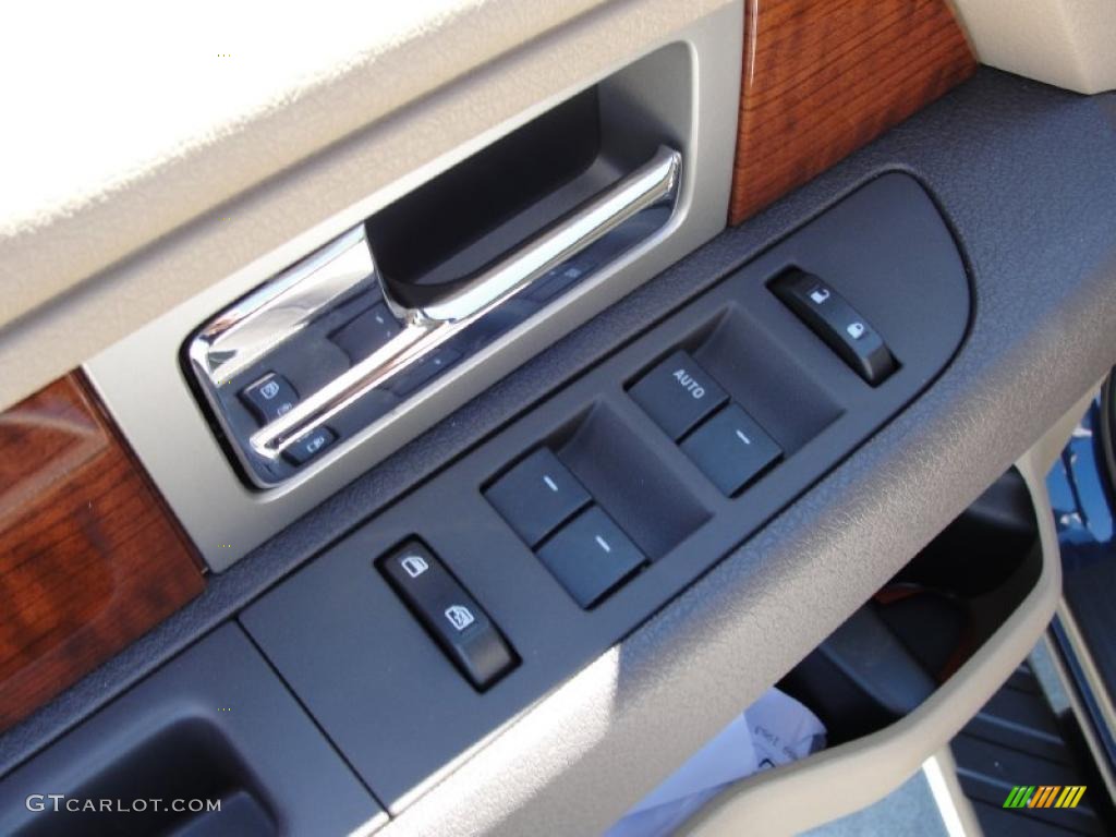 2010 F150 Lariat SuperCrew 4x4 - Dark Blue Pearl Metallic / Tan photo #22