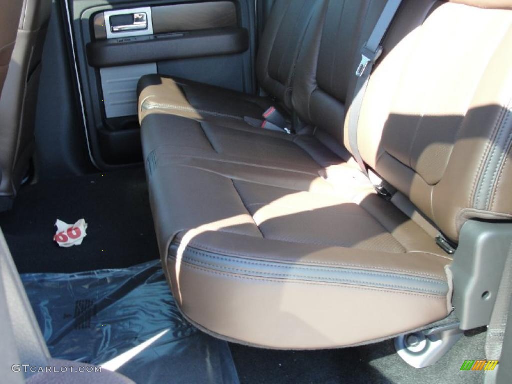 2010 F150 Platinum SuperCrew 4x4 - Ingot Silver Metallic / Sienna Brown Leather/Black photo #19