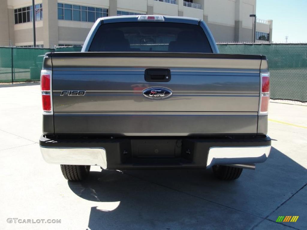 2010 F150 XLT SuperCrew - Sterling Grey Metallic / Medium Stone photo #4