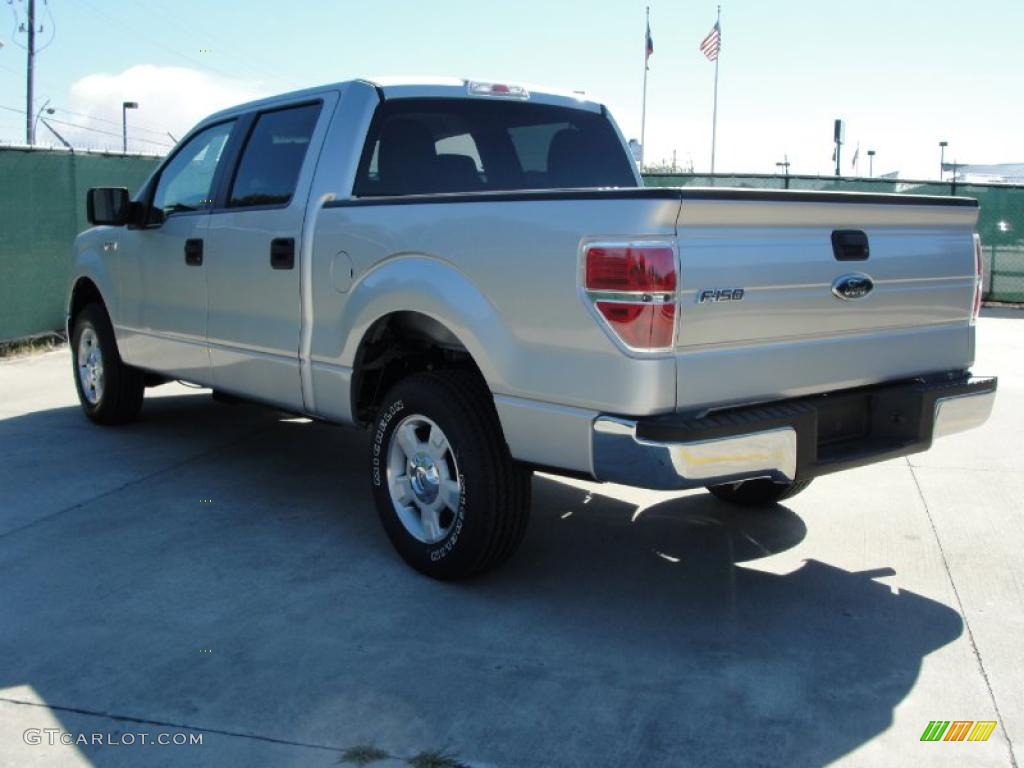 2010 F150 XLT SuperCrew - Ingot Silver Metallic / Medium Stone photo #5