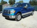 2010 Blue Flame Metallic Ford F150 XLT SuperCrew  photo #7