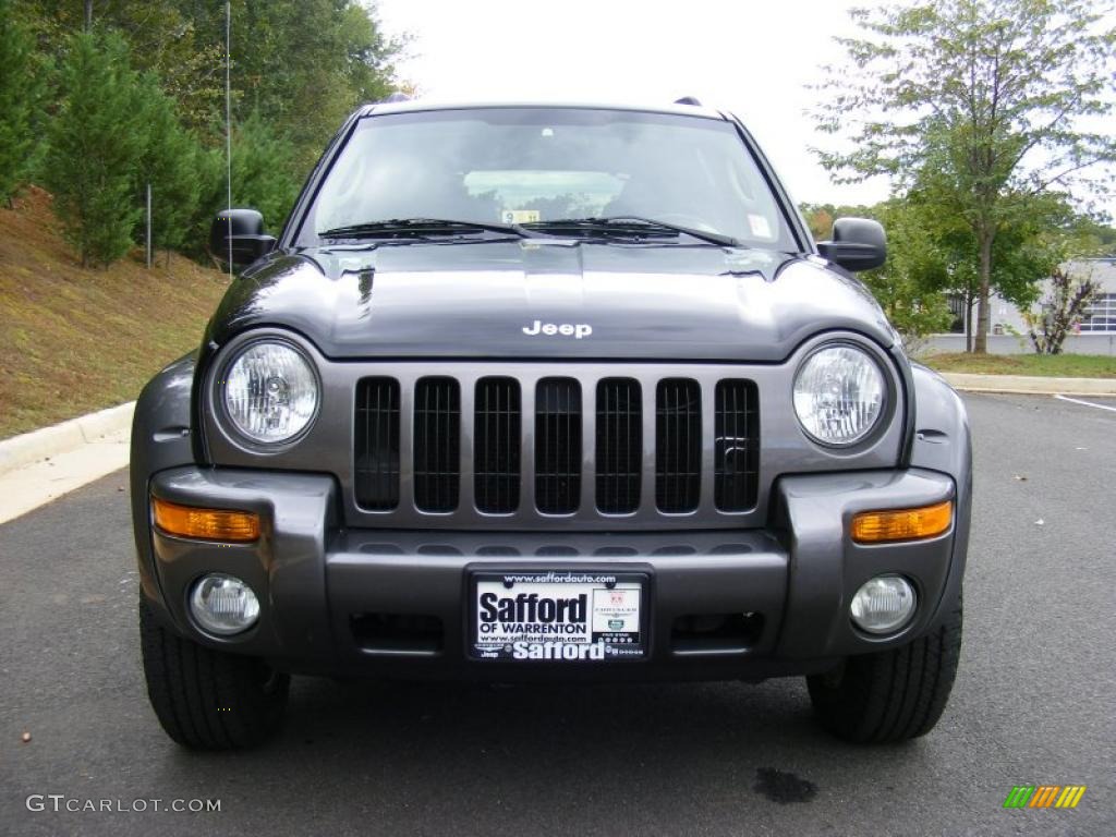 2003 Liberty Freedom Edition 4x4 - Black Clearcoat / Light Taupe/Dark Slate Gray photo #2