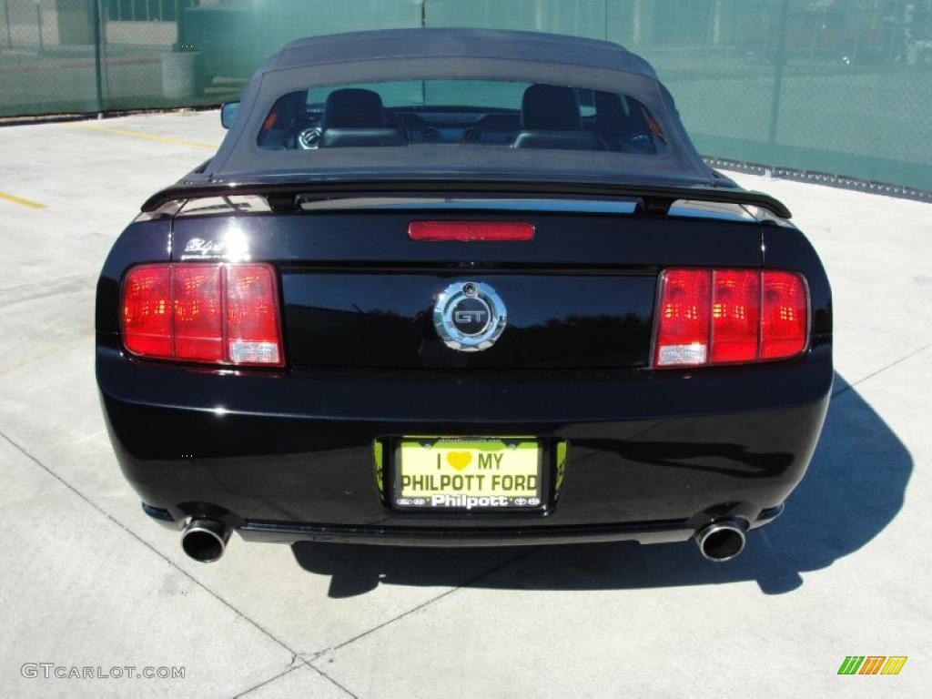 2006 Mustang GT Premium Convertible - Black / Dark Charcoal photo #4