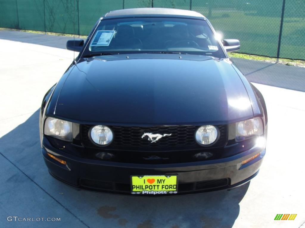 2006 Mustang GT Premium Convertible - Black / Dark Charcoal photo #8