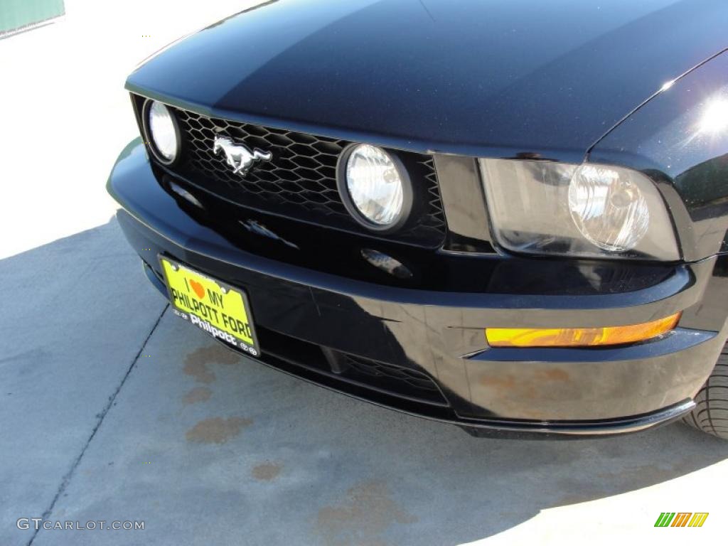 2006 Mustang GT Premium Convertible - Black / Dark Charcoal photo #11