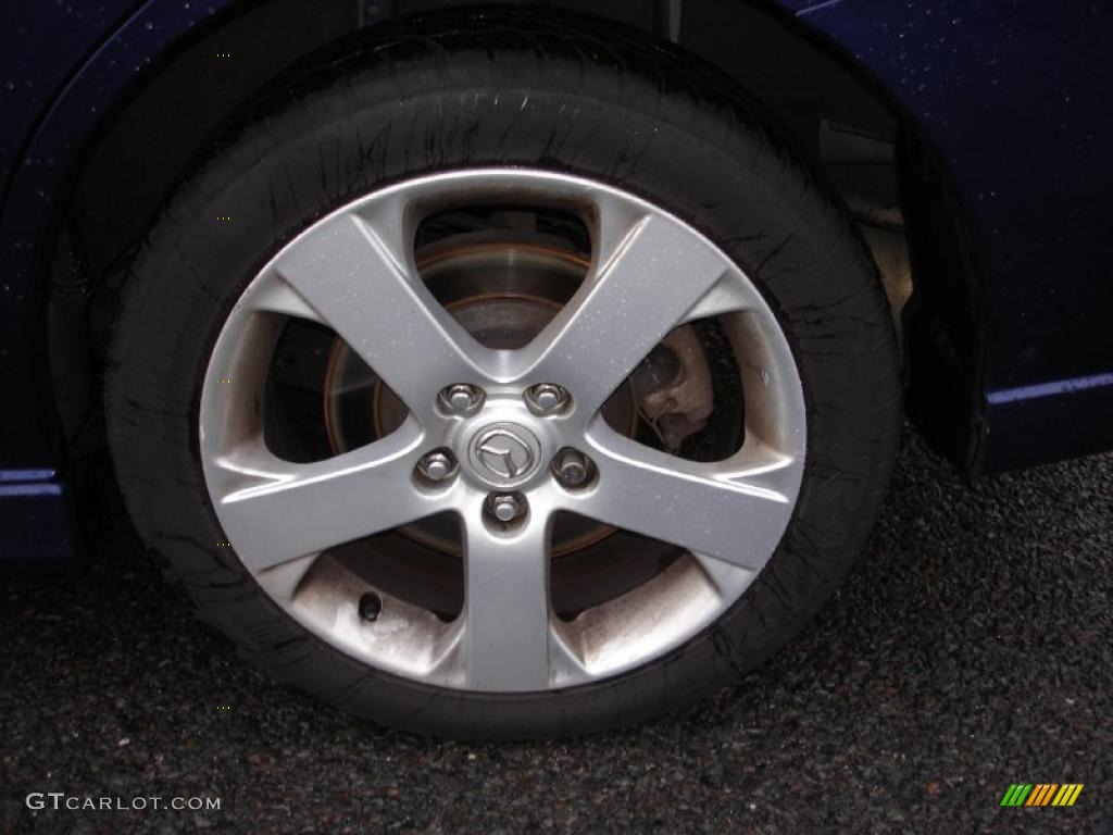 2007 MAZDA5 Sport - Strato Blue Mica / Black photo #8