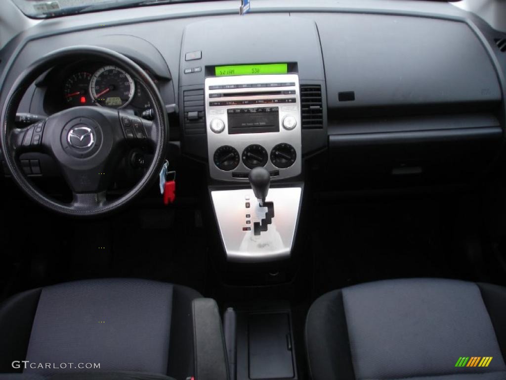 2007 MAZDA5 Sport - Strato Blue Mica / Black photo #12