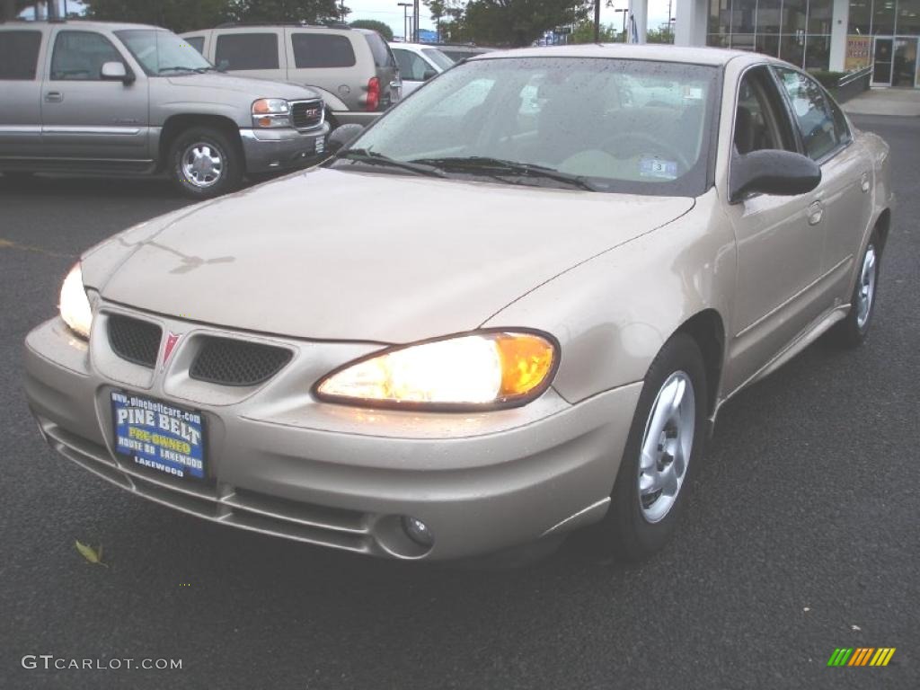 2003 Grand Am SE Sedan - Champagne Beige Metallic / Dark Taupe photo #1