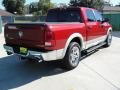 2009 Flame Red Dodge Ram 1500 Laramie Crew Cab  photo #3