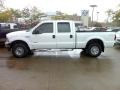 2002 Oxford White Ford F250 Super Duty XLT Crew Cab 4x4  photo #1