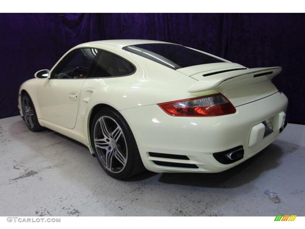 2007 911 Turbo Coupe - Carrara White / Can Can Red photo #4