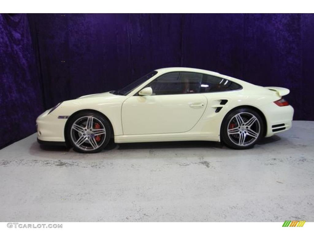 2007 911 Turbo Coupe - Carrara White / Can Can Red photo #5