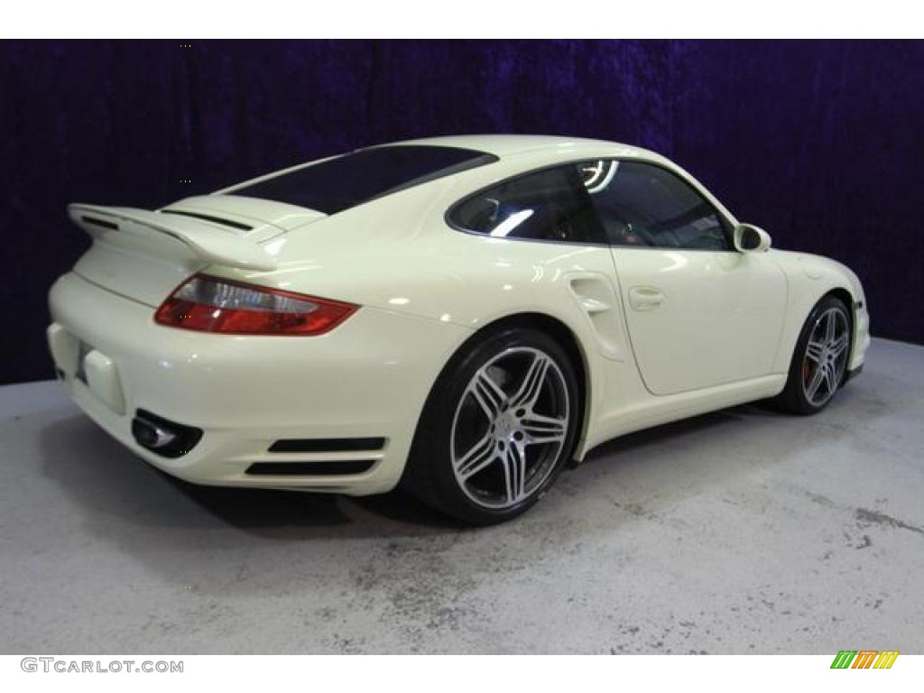 2007 911 Turbo Coupe - Carrara White / Can Can Red photo #36