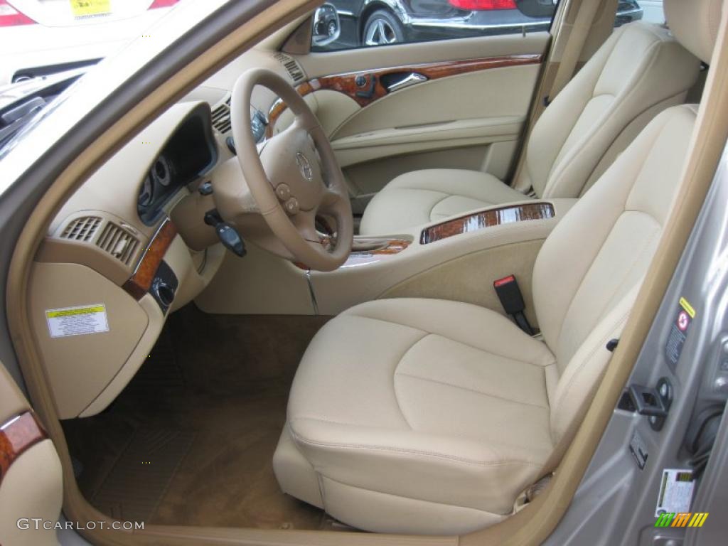 2008 E 350 Sedan - Pewter Metallic / Cashmere photo #18