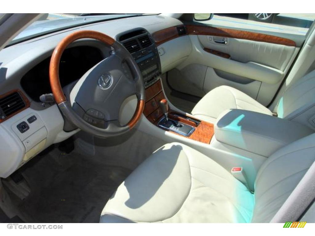 2002 LS 430 - Millennium Silver Metallic / Ivory photo #7