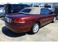 2002 Dark Garnet Red Pearl Chrysler Sebring LXi Convertible  photo #3