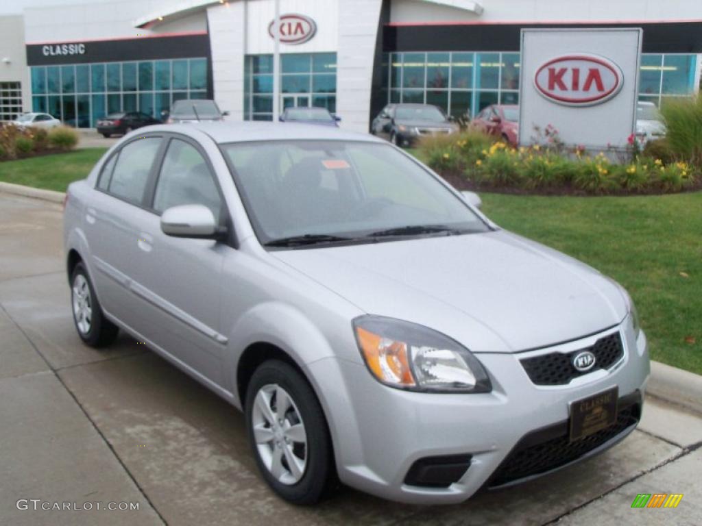 2011 Rio LX - Clear Silver / Gray photo #1