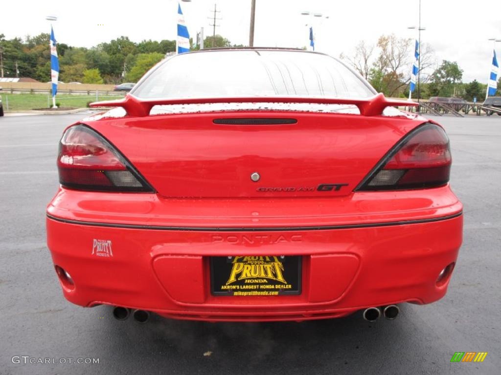 2003 Grand Am GT Sedan - Victory Red / Dark Pewter photo #8
