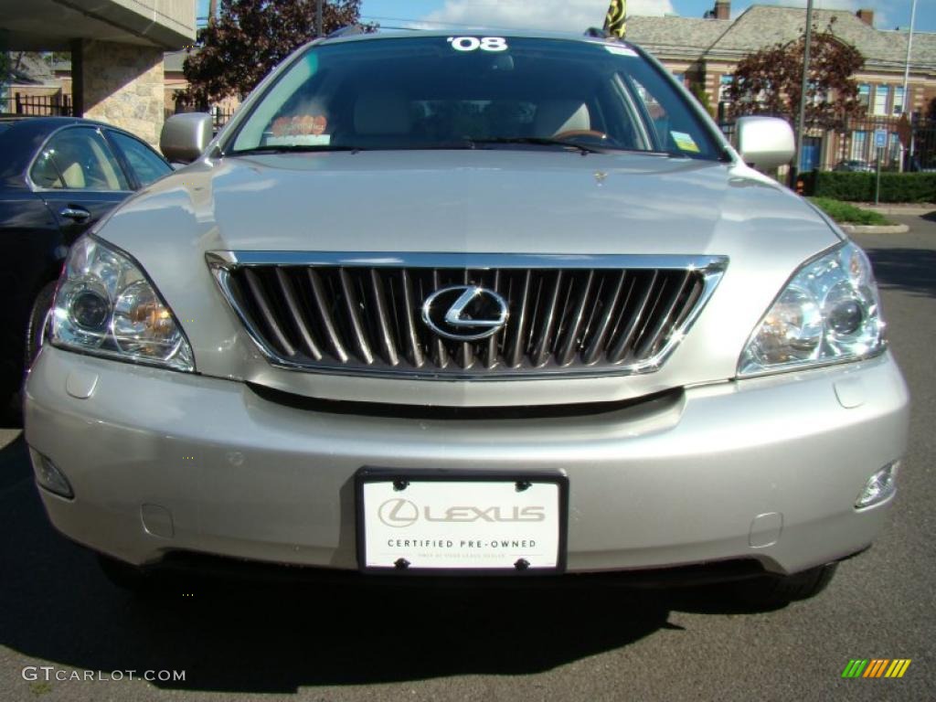 2008 RX 350 AWD - Millenium Silver Metallic / Light Gray photo #2