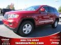 2011 Inferno Red Crystal Pearl Jeep Grand Cherokee Laredo  photo #1