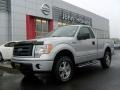 Brilliant Silver Metallic - F150 STX Regular Cab 4x4 Photo No. 1