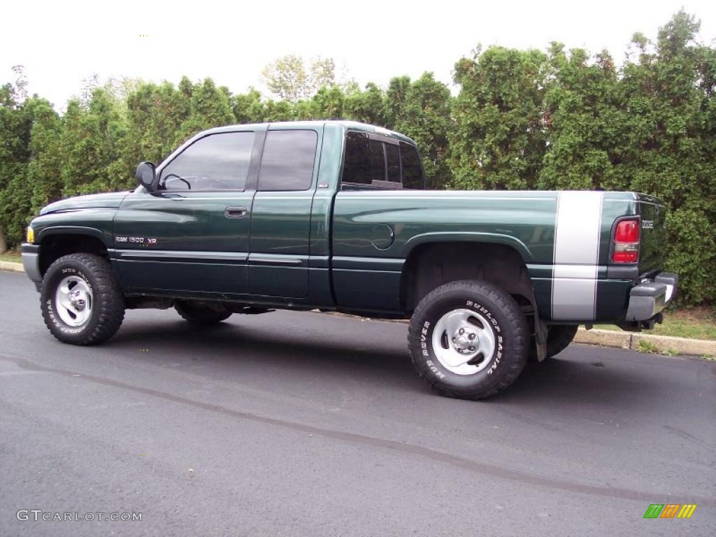 2001 Ram 1500 ST Club Cab 4x4 - Forest Green Pearl / Mist Gray photo #5