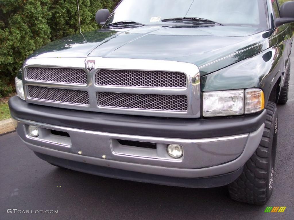 2001 Ram 1500 ST Club Cab 4x4 - Forest Green Pearl / Mist Gray photo #10