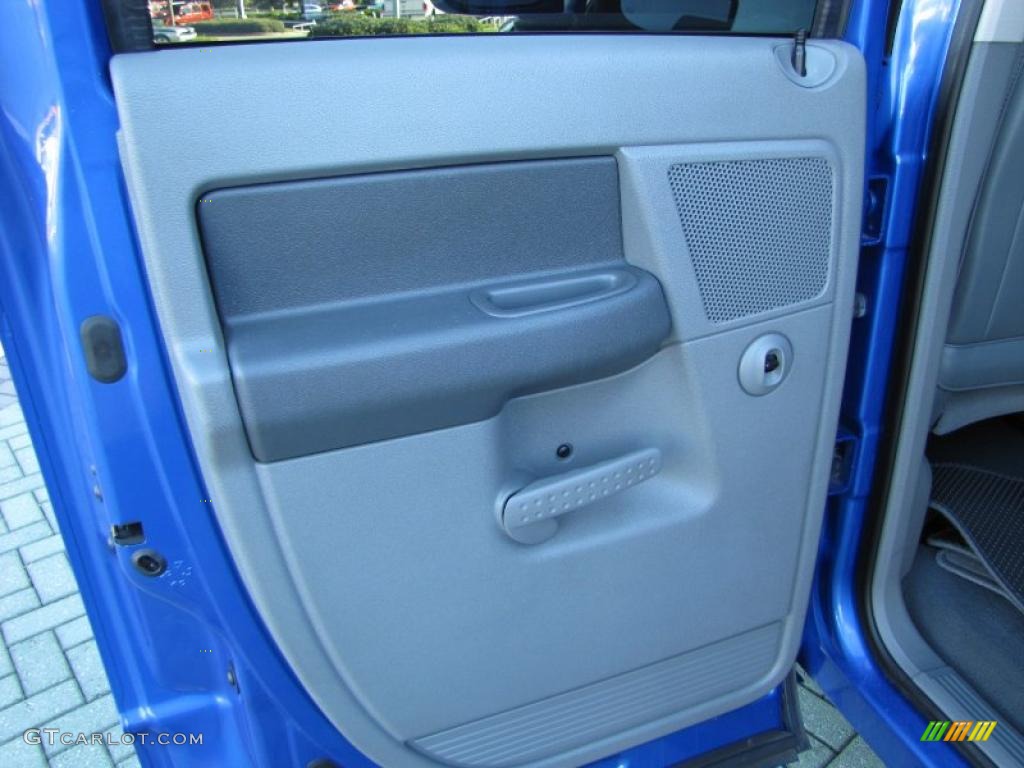 2007 Ram 1500 Sport Quad Cab - Electric Blue Pearl / Medium Slate Gray photo #15