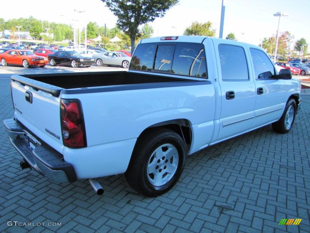 2005 Silverado 1500 LS Crew Cab - Summit White / Tan photo #5