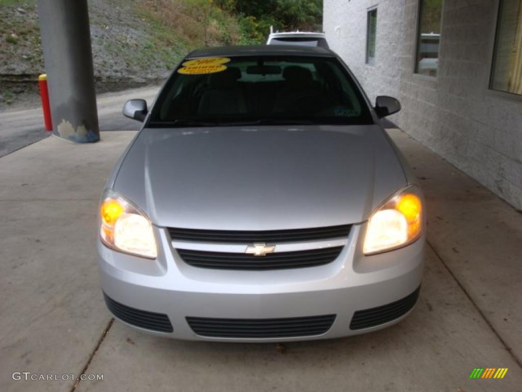 2007 Cobalt LT Coupe - Ultra Silver Metallic / Gray photo #6