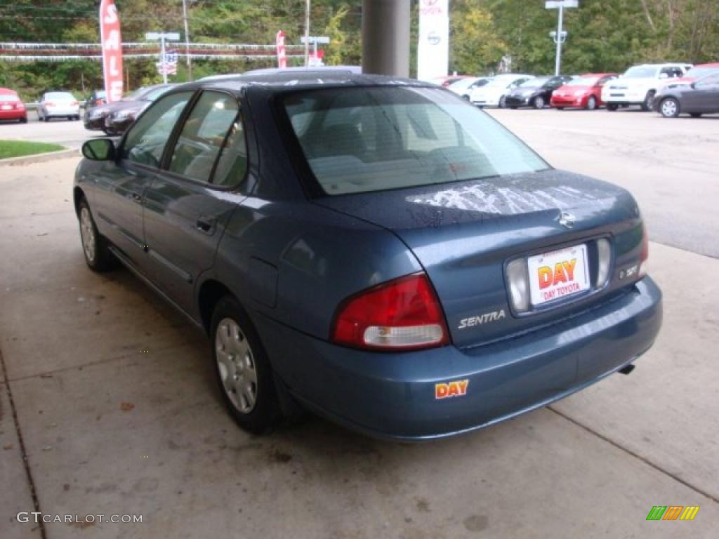 2001 Sentra GXE - Out Of The Blue / Stone photo #4