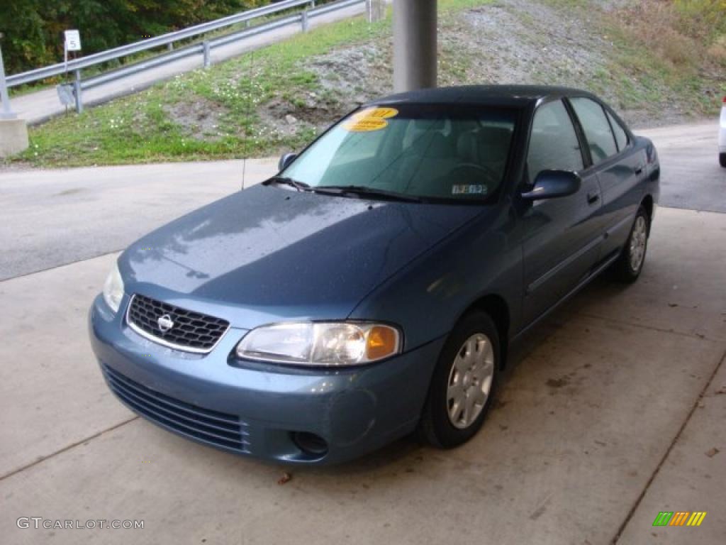 2001 Sentra GXE - Out Of The Blue / Stone photo #5