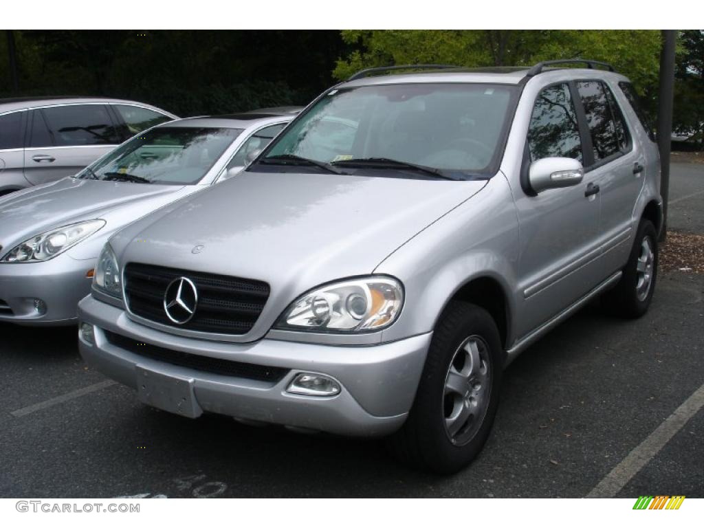 2005 ML 350 4Matic - Brilliant Silver Metallic / Ash photo #1