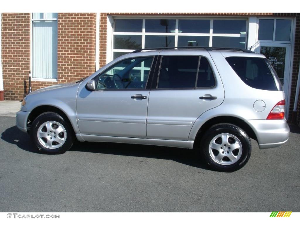 2005 ML 350 4Matic - Brilliant Silver Metallic / Ash photo #5