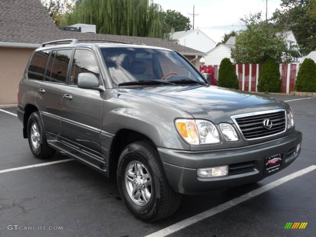 2002 LX 470 - Riverrock Green Mica / Gray photo #2
