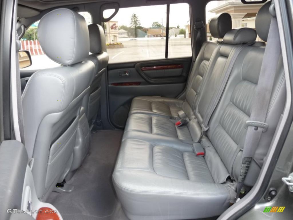 Gray Interior 2002 Lexus LX 470 Photo #37675374
