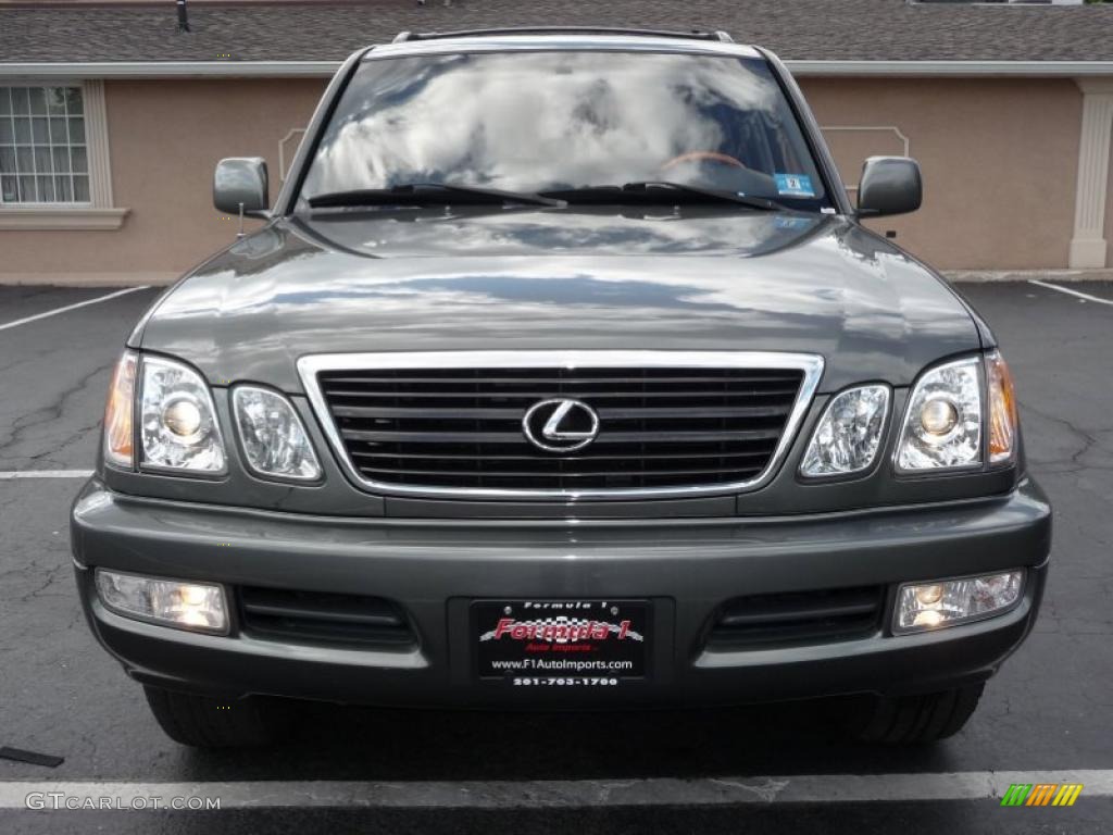 2002 LX 470 - Riverrock Green Mica / Gray photo #7