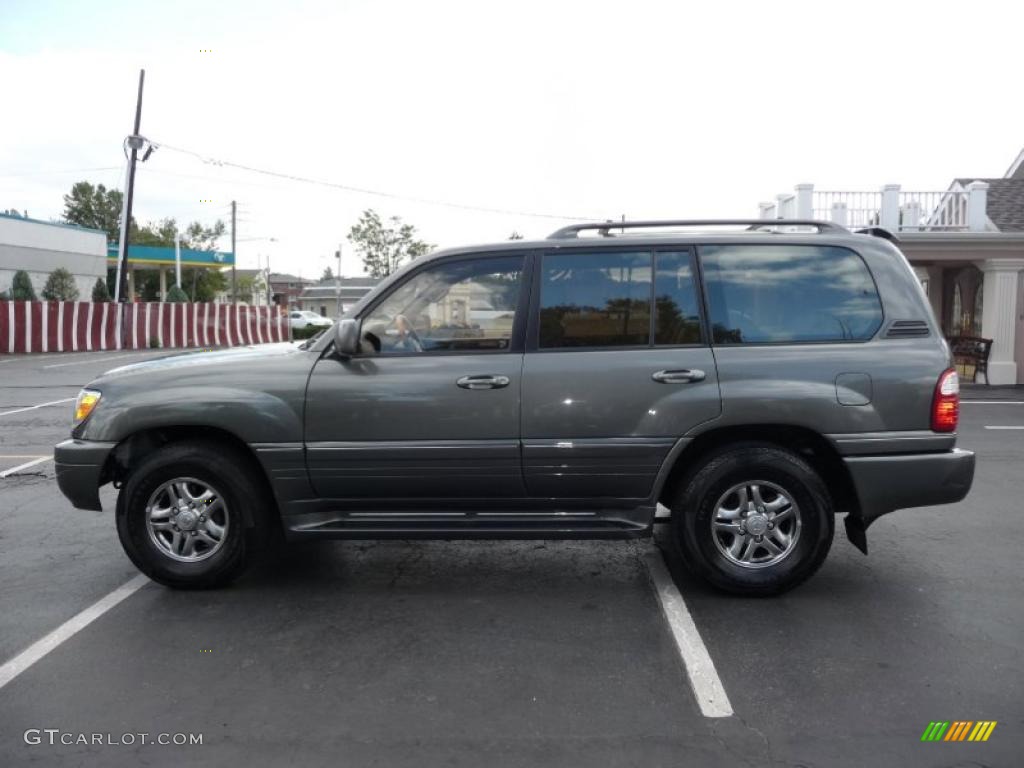 2002 LX 470 - Riverrock Green Mica / Gray photo #9