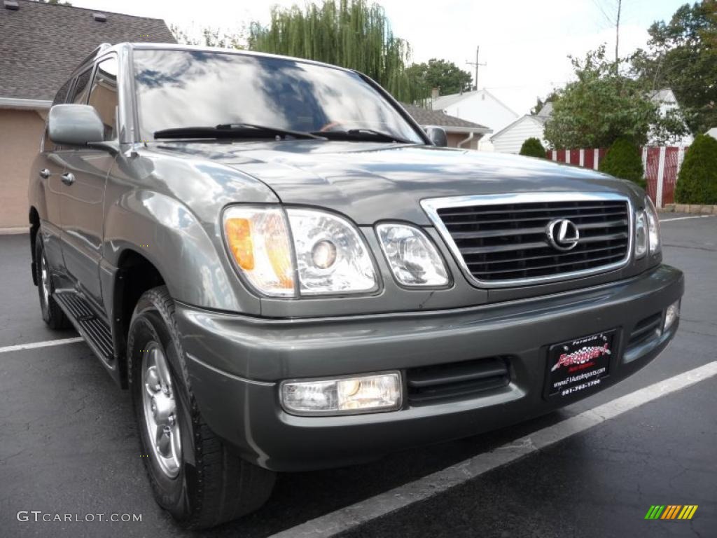 2002 LX 470 - Riverrock Green Mica / Gray photo #11
