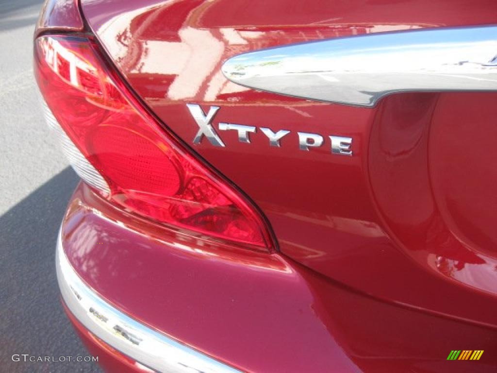 2002 X-Type 2.5 - Carnival Red Metallic / Ivory photo #6
