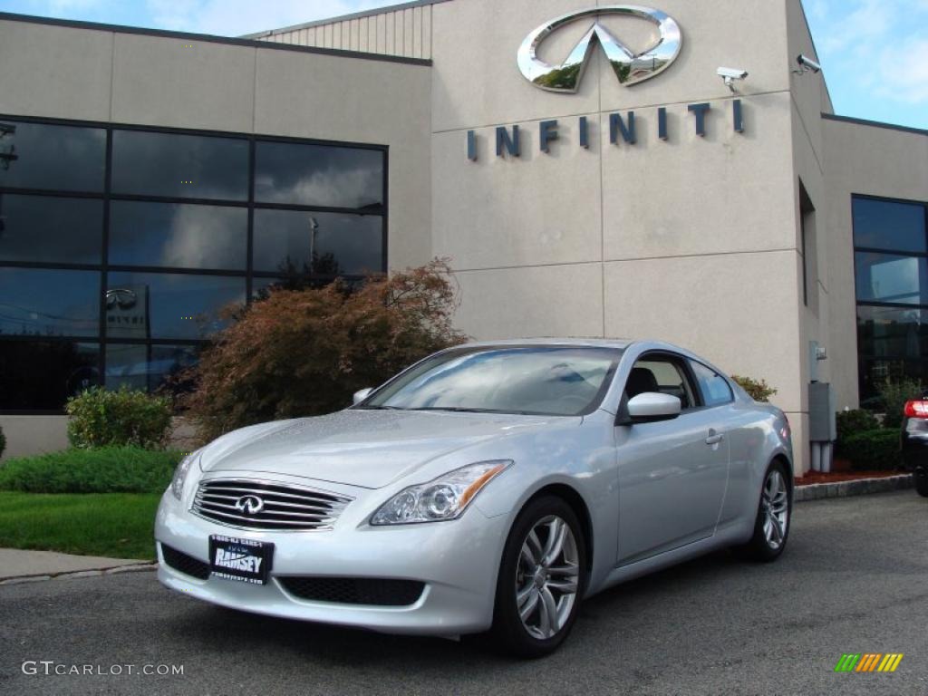 2008 G 37 Journey Coupe - Liquid Platinum Silver / Graphite photo #1