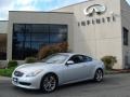 2008 Liquid Platinum Silver Infiniti G 37 Journey Coupe  photo #3