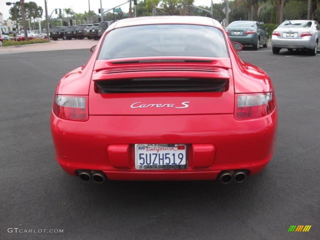 2008 911 Carrera S Coupe - Guards Red / Sand Beige photo #4