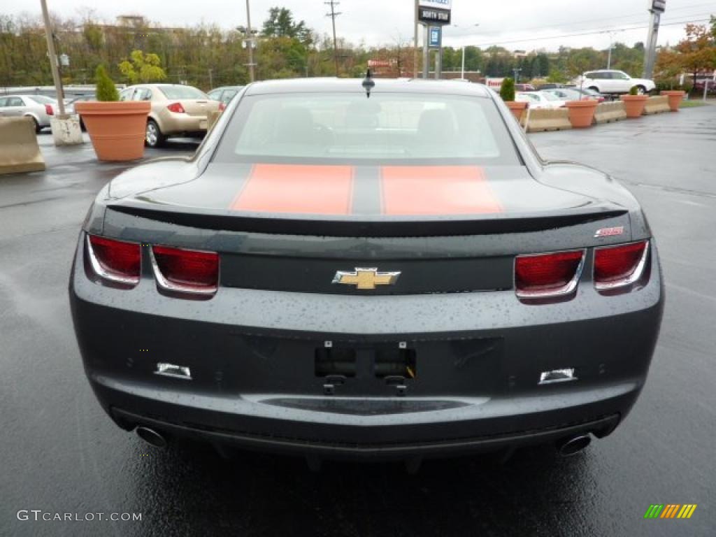 2010 Camaro SS/RS Coupe - Cyber Gray Metallic / Black photo #6