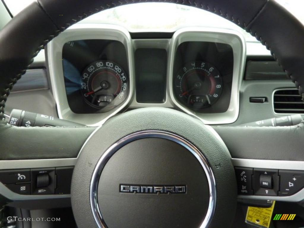 2010 Camaro SS/RS Coupe - Cyber Gray Metallic / Black photo #19