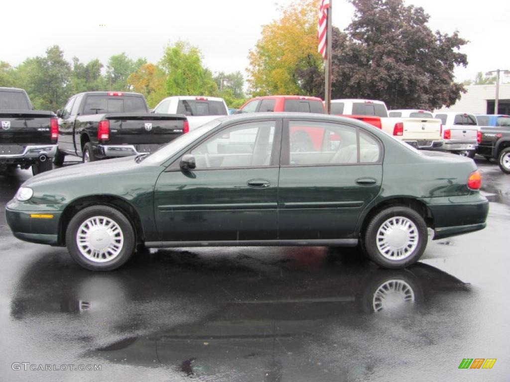 2003 Malibu Sedan - Medium Forest Green Metallic / Neutral Beige photo #10